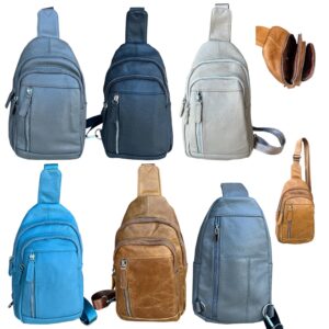 Cowhide Leather Sling Bag