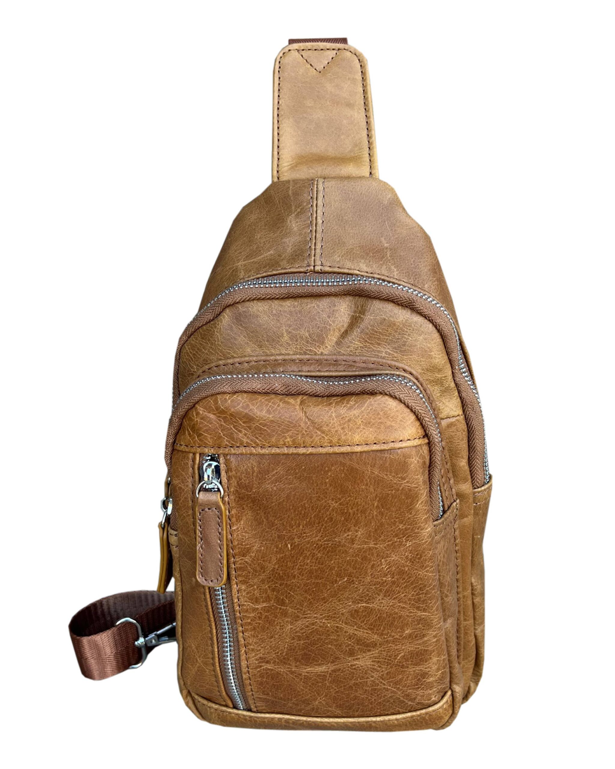 Cowhide Leather Sling Bag - Image 3
