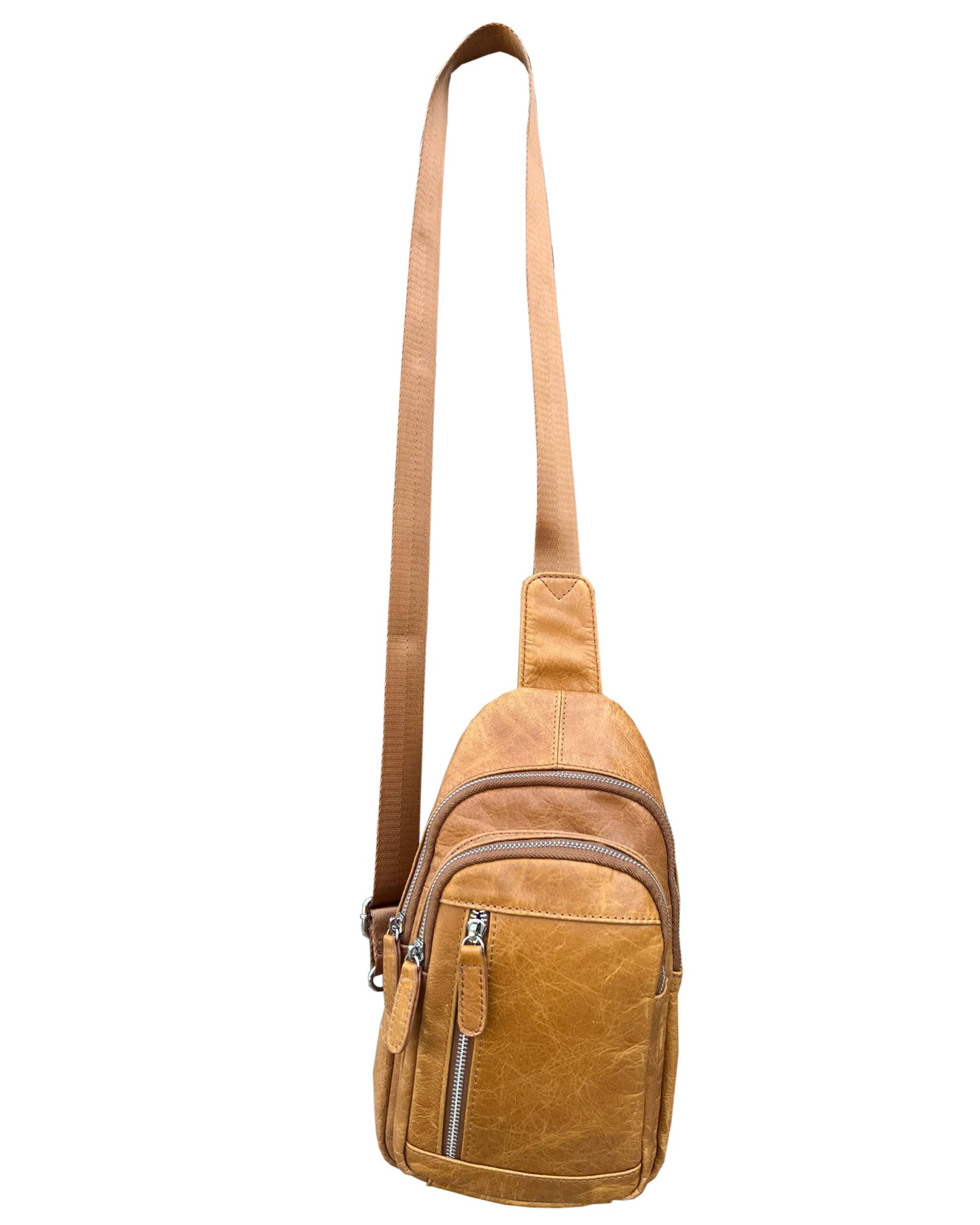 Cowhide Leather Sling Bag - Image 4
