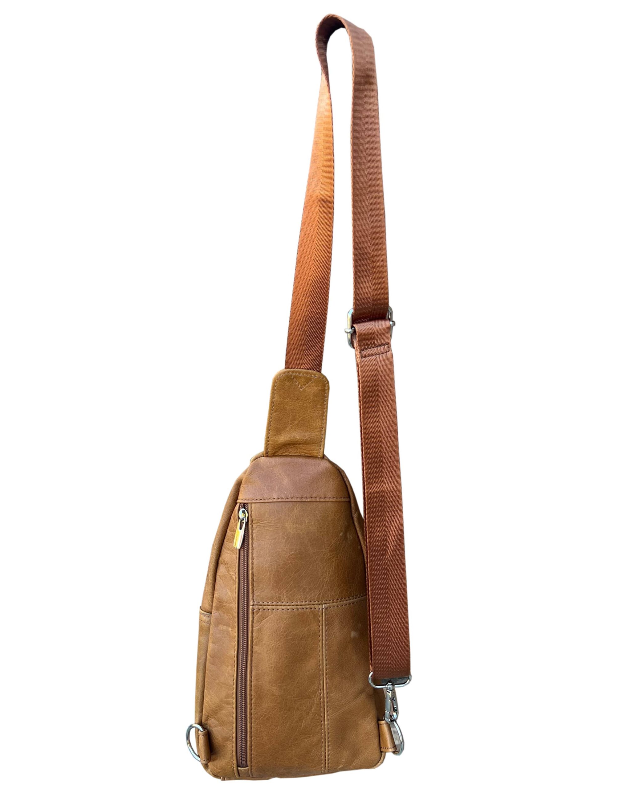 Cowhide Leather Sling Bag - Image 9