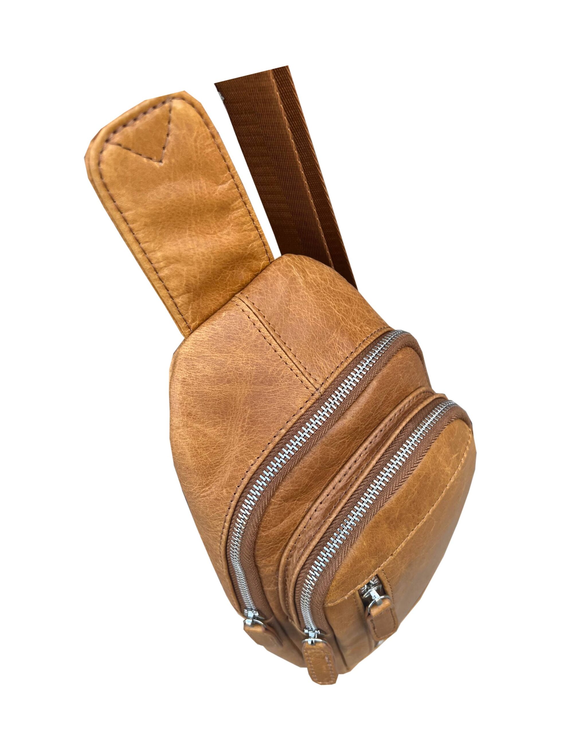 Cowhide Leather Sling Bag - Image 11