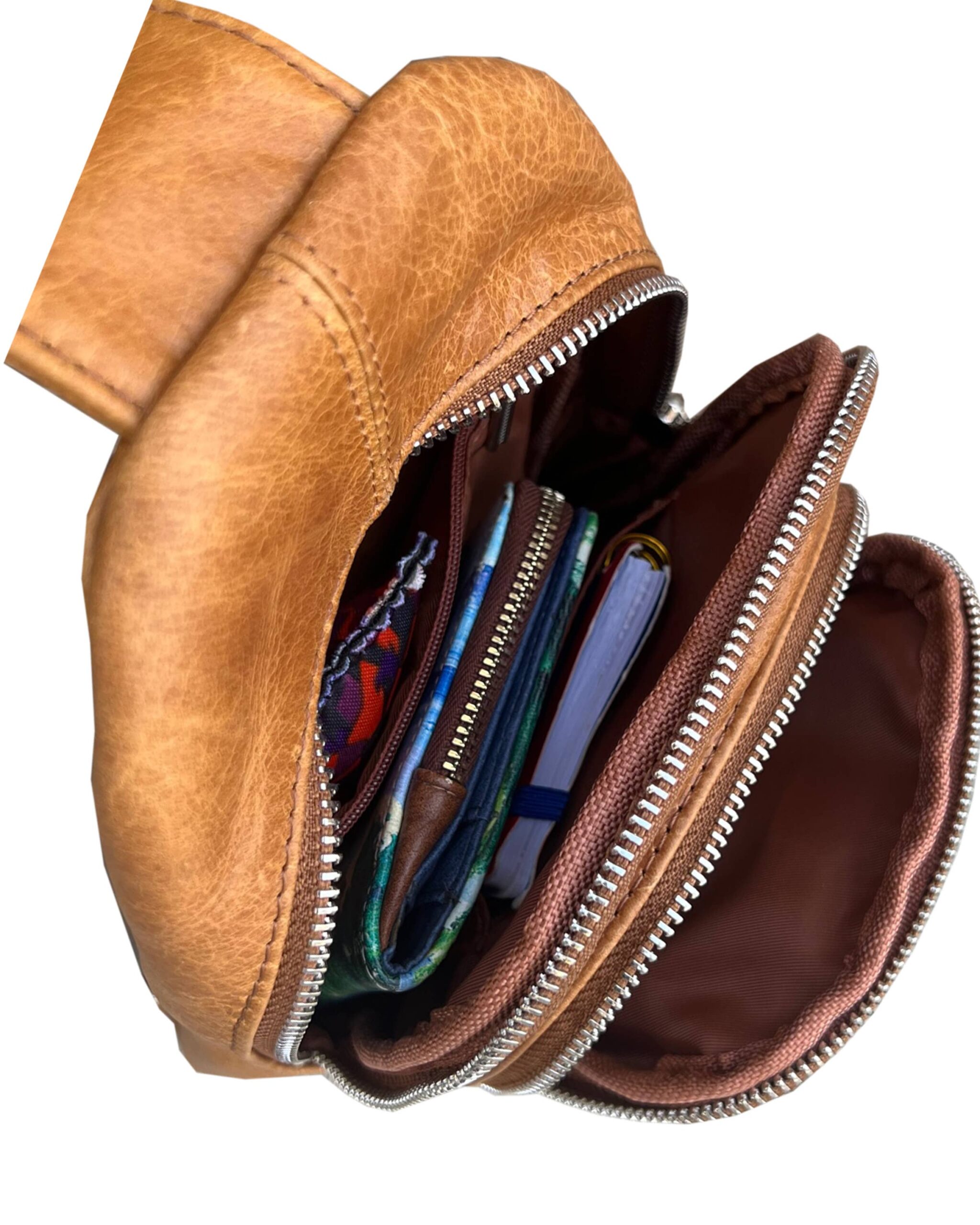 Cowhide Leather Sling Bag - Image 15