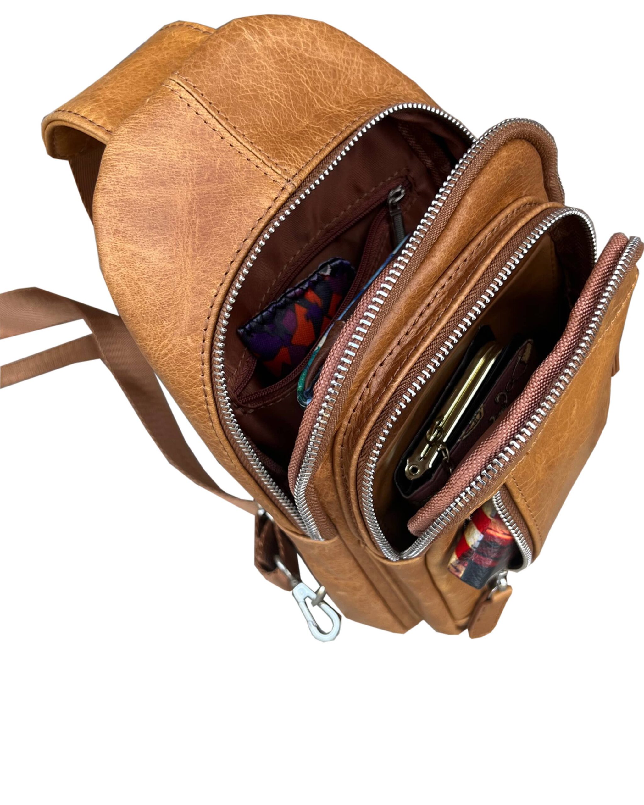 Cowhide Leather Sling Bag - Image 16
