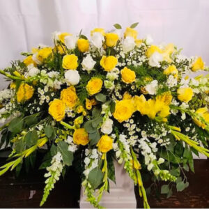 Yellow Casket Spray
